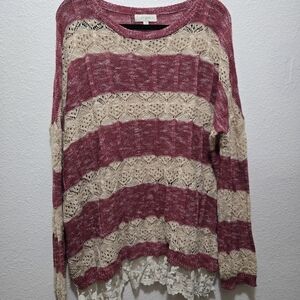 Boutique Lace Detail Top